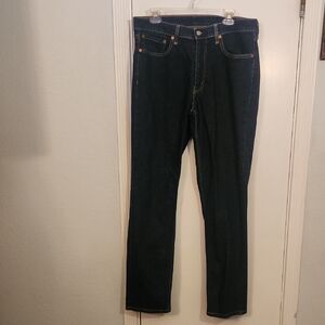 Levi's Dark Blue Straight Jeans